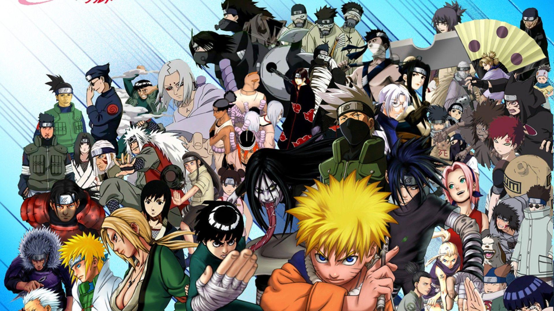 All Characters Naruto HD Wallpaper