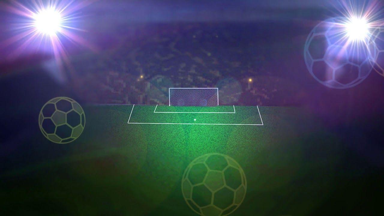 Football Soccer animation Background HD Video