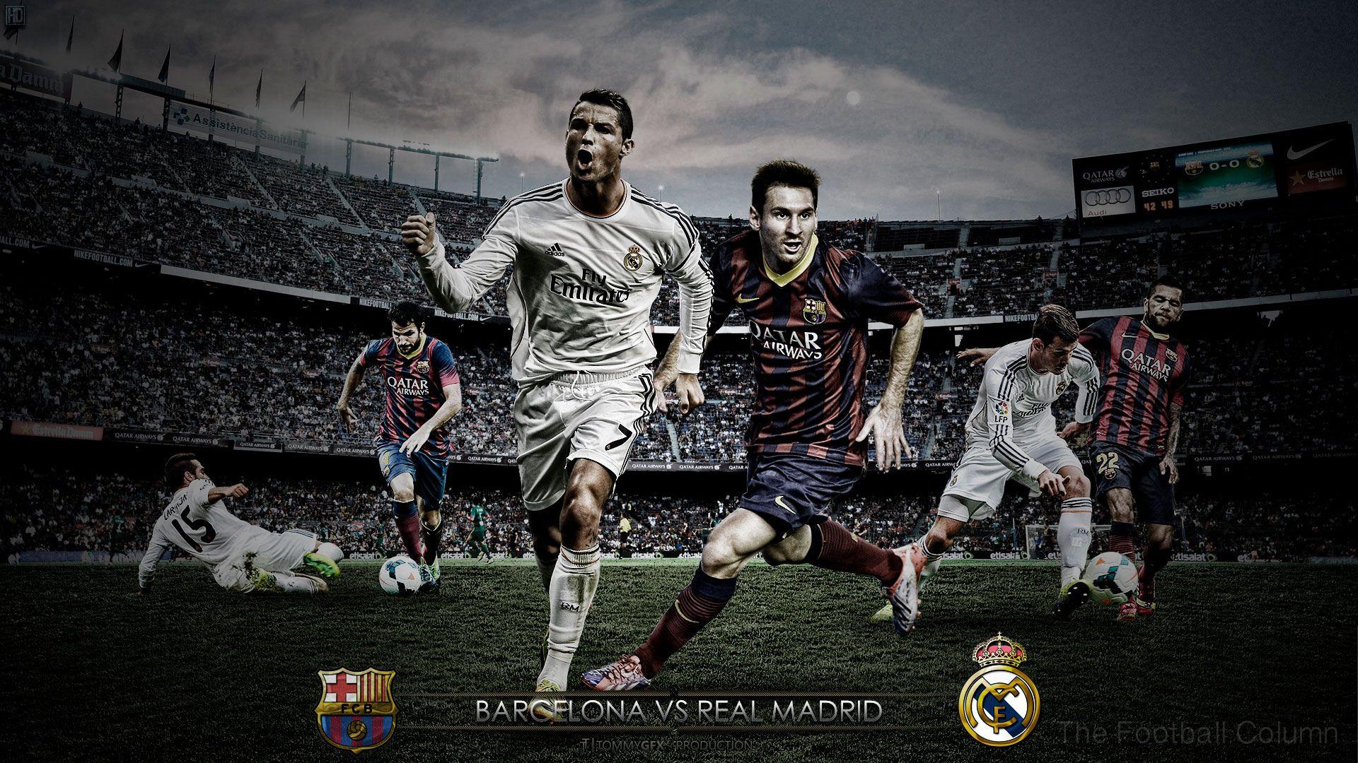 Real madrid vs barcelona wallpaper