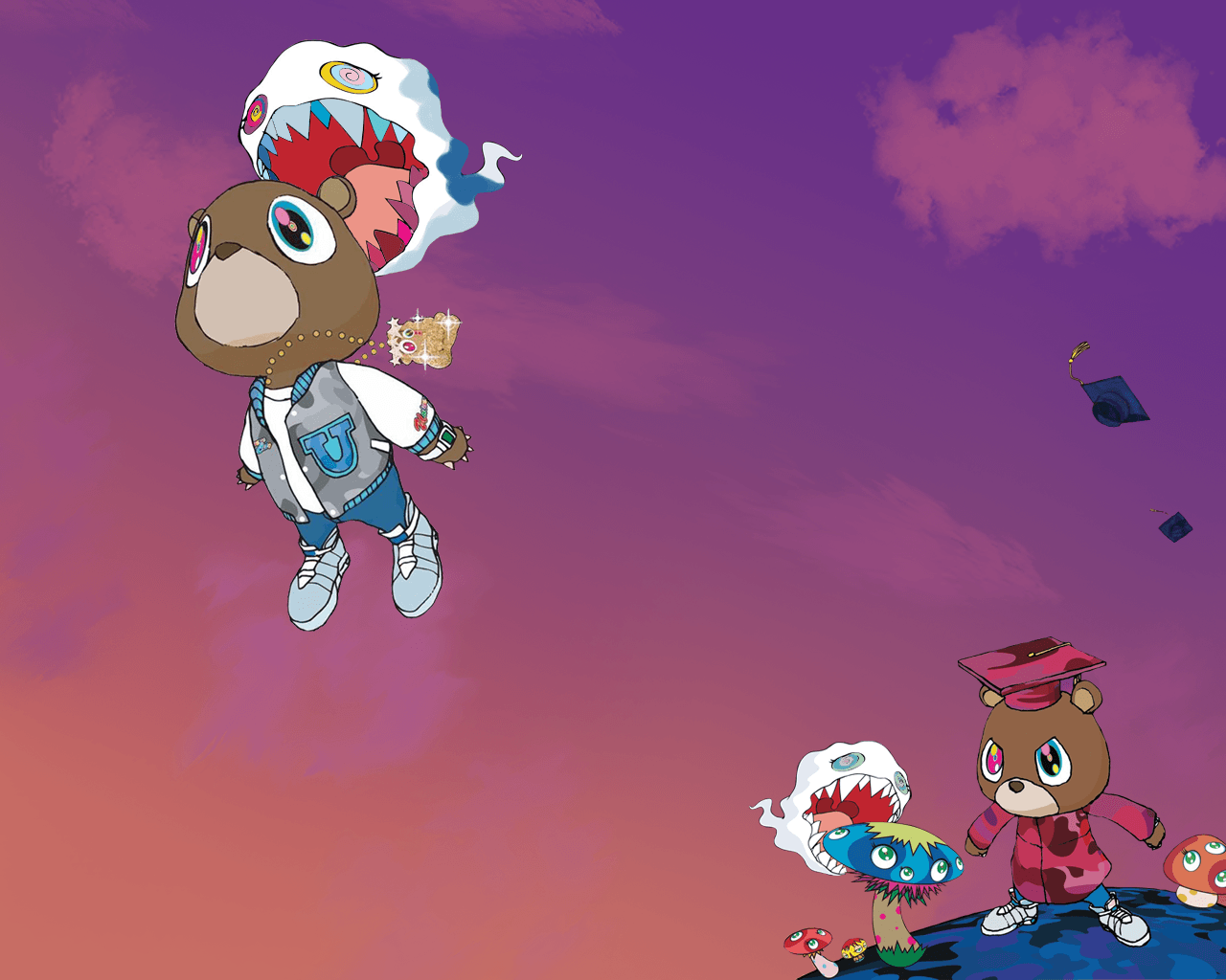 Took my favorite alternate covers of MBDTF and made a desktop background  hope you like them  rKanye