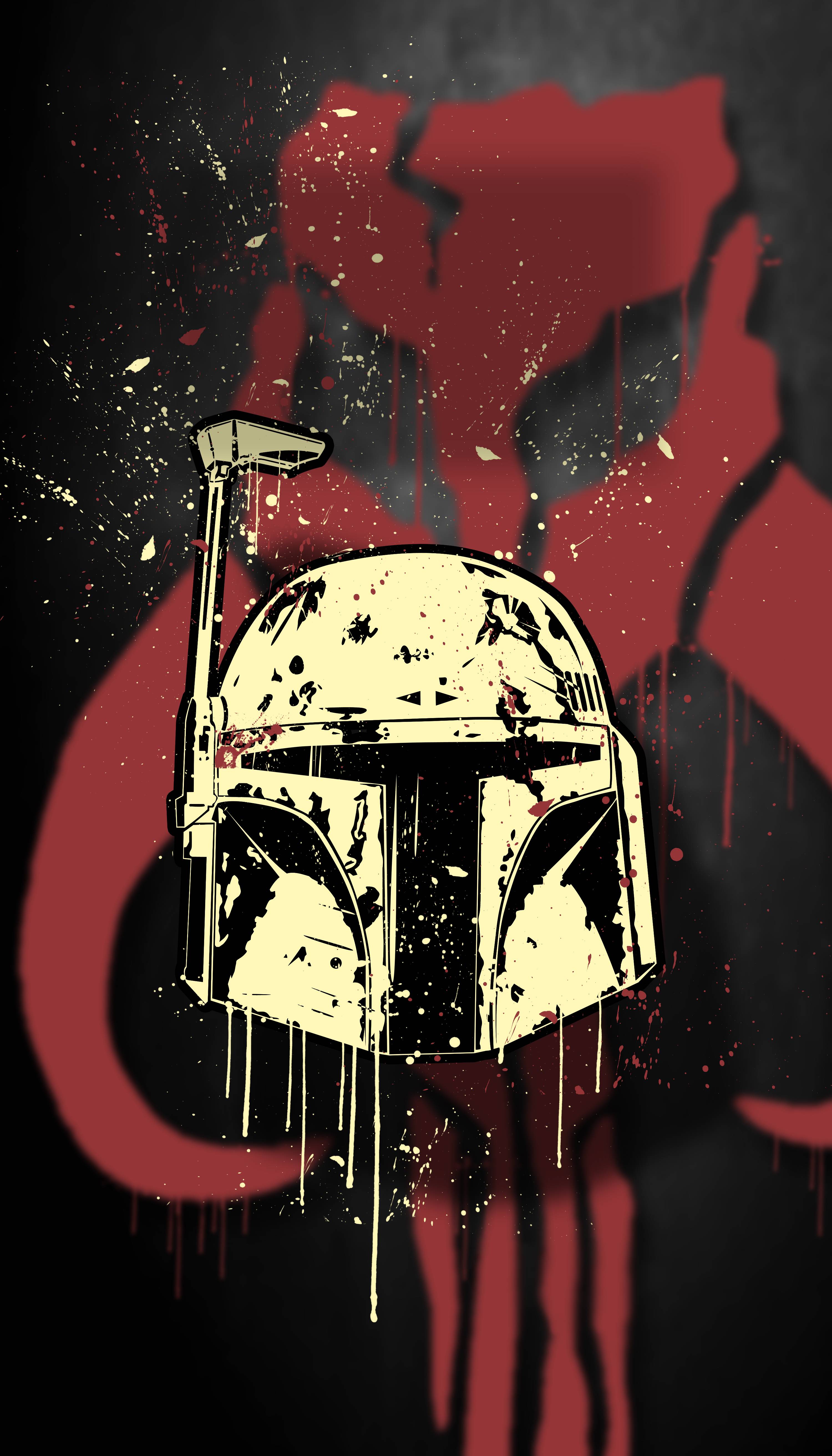 Made a Boba Fett phone wallpapers for anyone who wants it [3000