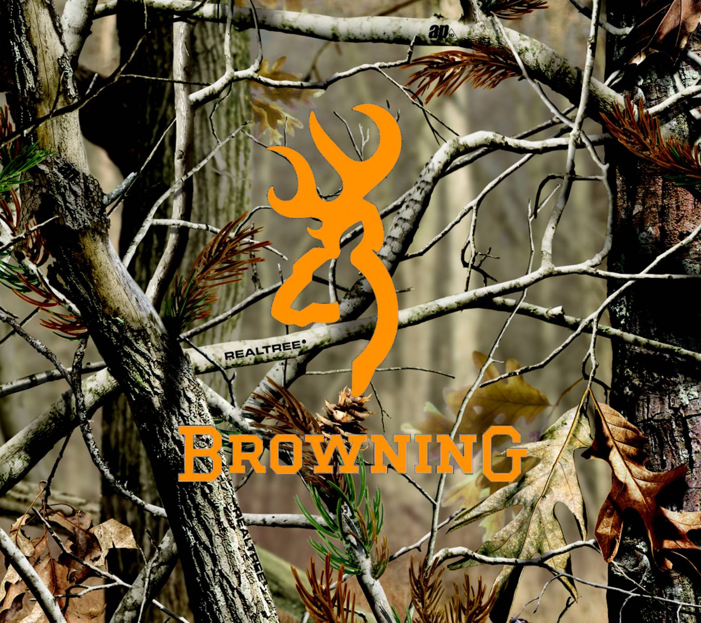 Browning Orange wallpaper