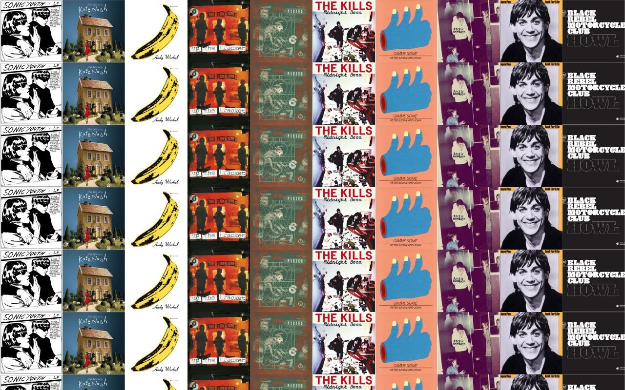 Sonic Youth Goo Kate Nash Made Bricks Velvet Wallpaper « Tiled