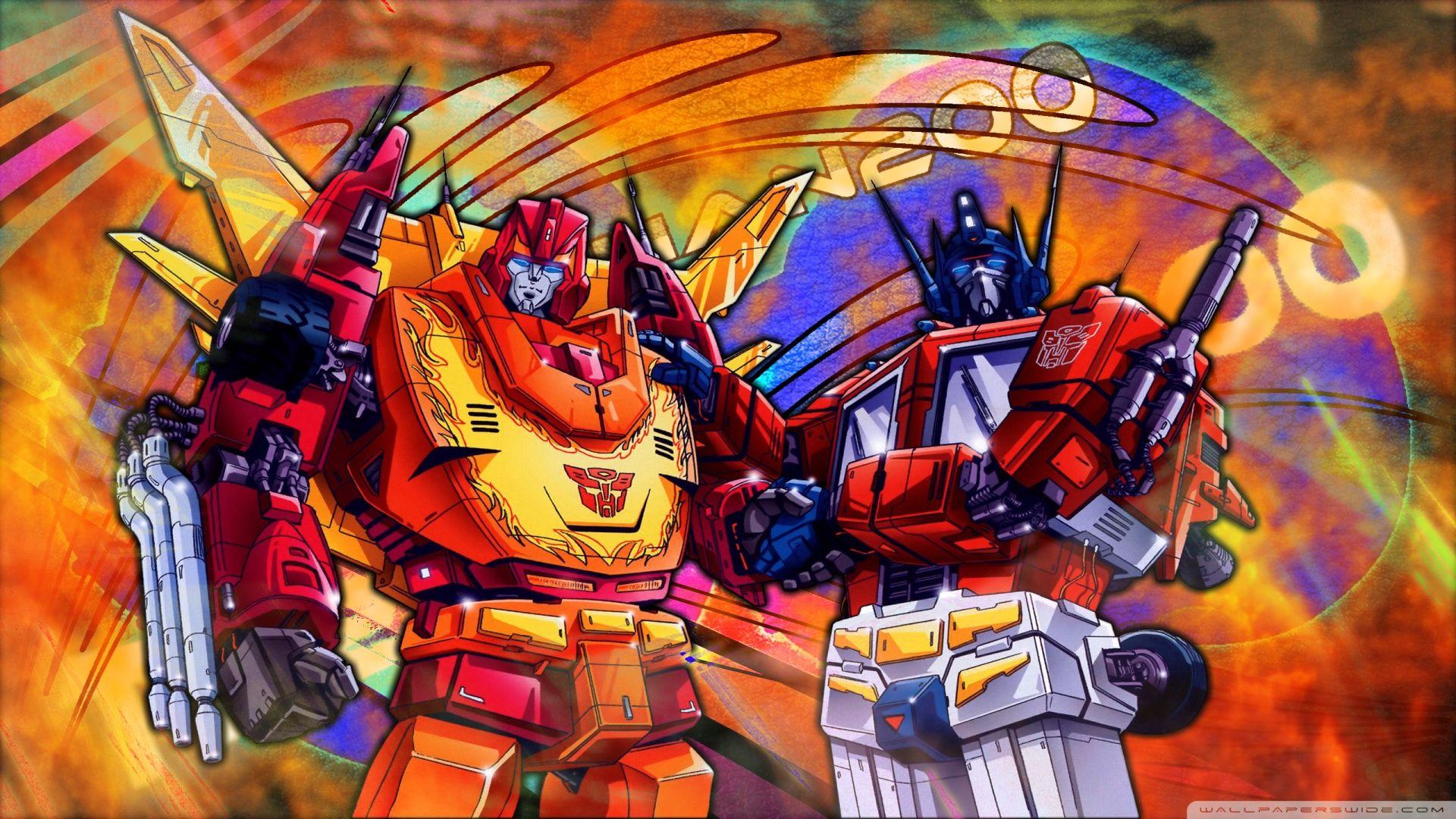 Transformers Colorful With Goldlight And TheJohan200Logo!! ❤ 4K HD