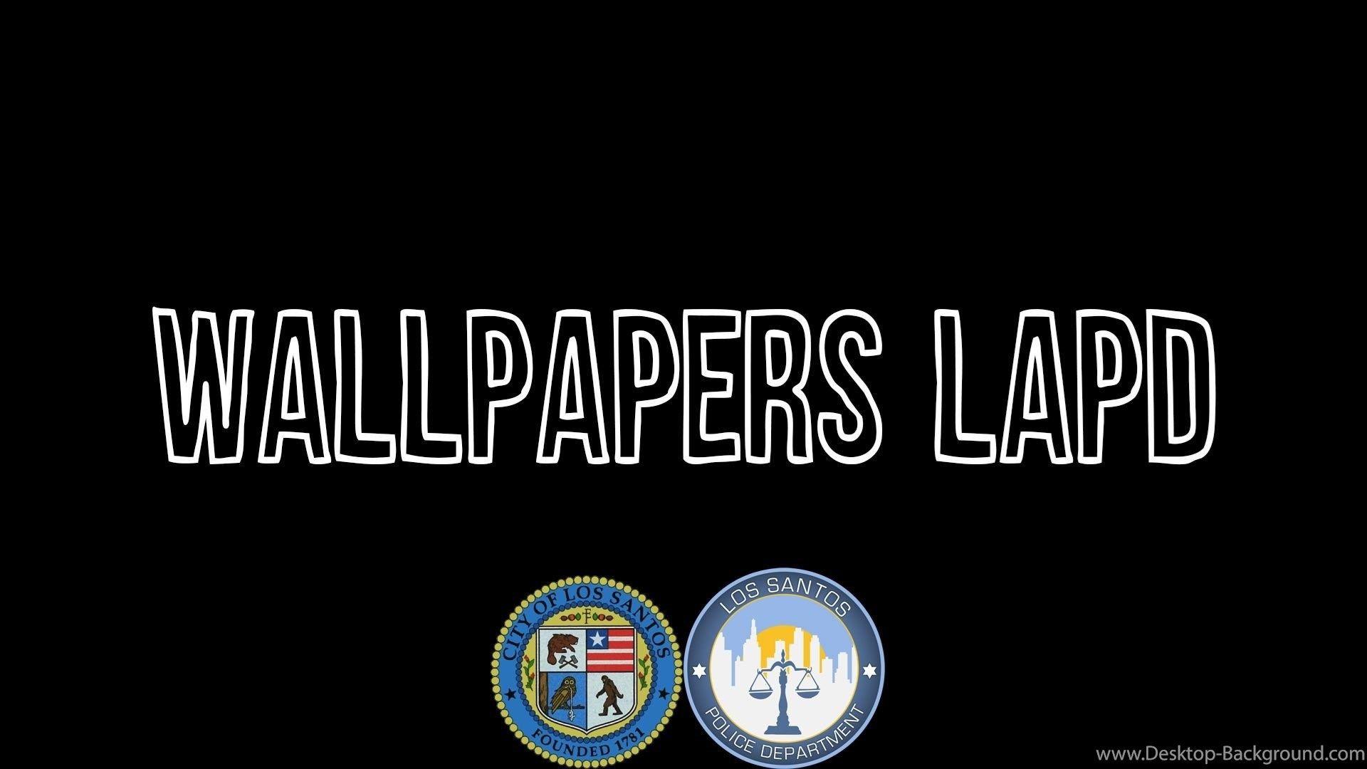 HD LAPD Wallpaper + Bonus GTA5 Mods.com Desktop Background