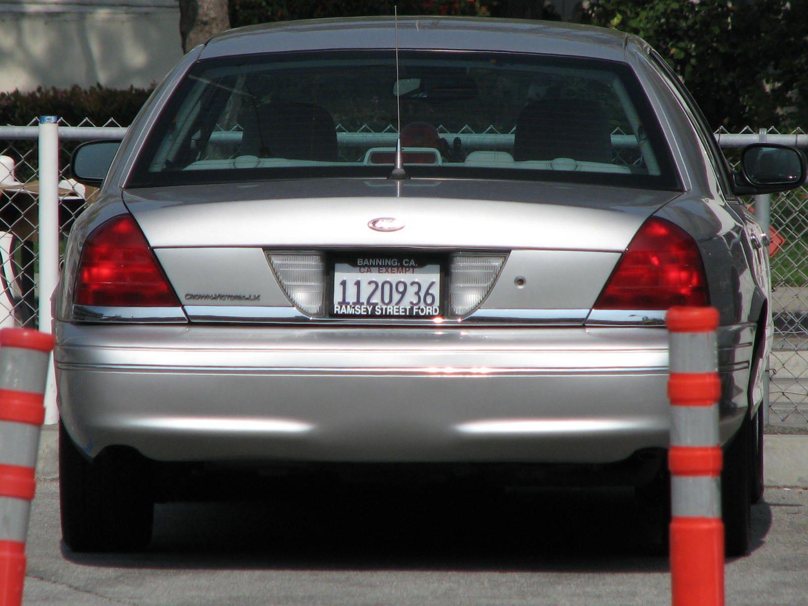 LAPD Ford Crown Victoria unmarked Patrol