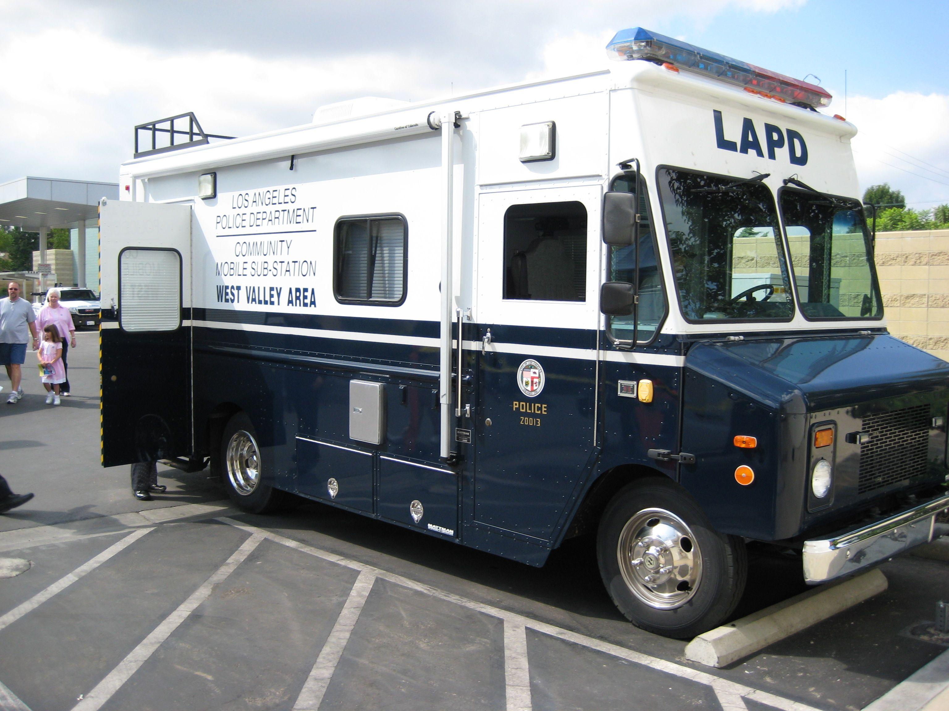 LAPD Mobile Substation at LAPD West Valley