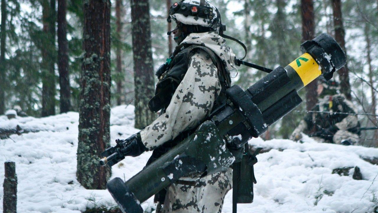 Wallpaper army, soldier, Finnish Defence Forces, rocket launcher
