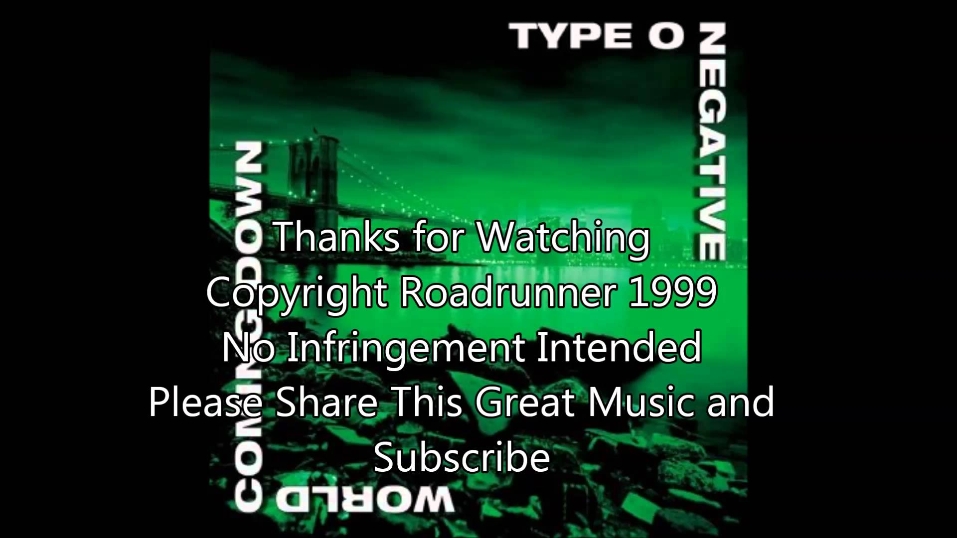 Type O Negative Coming Down (1999) Full Album