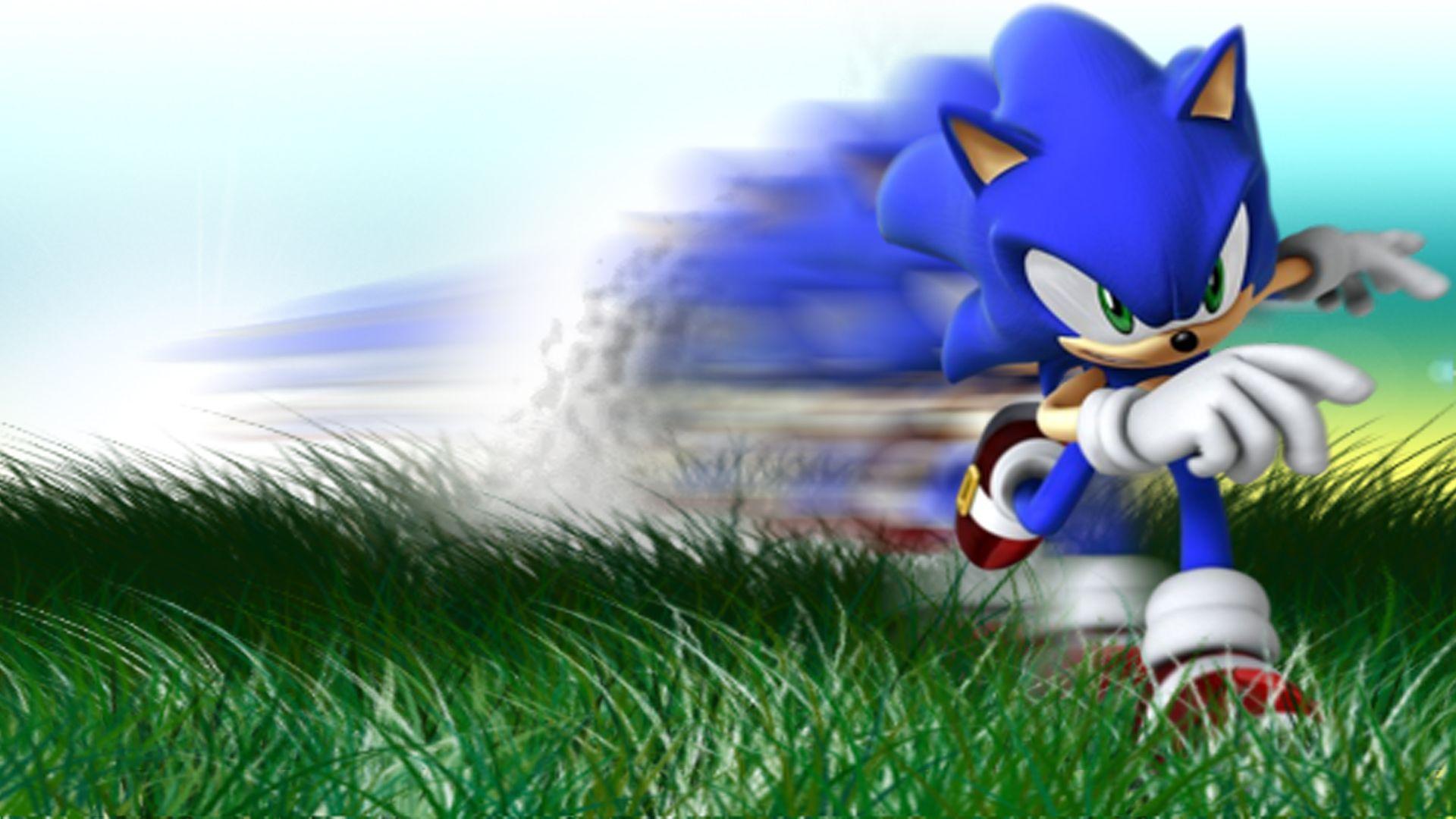 Sonic The Hedgehog Fast Motion HD Wallpaper