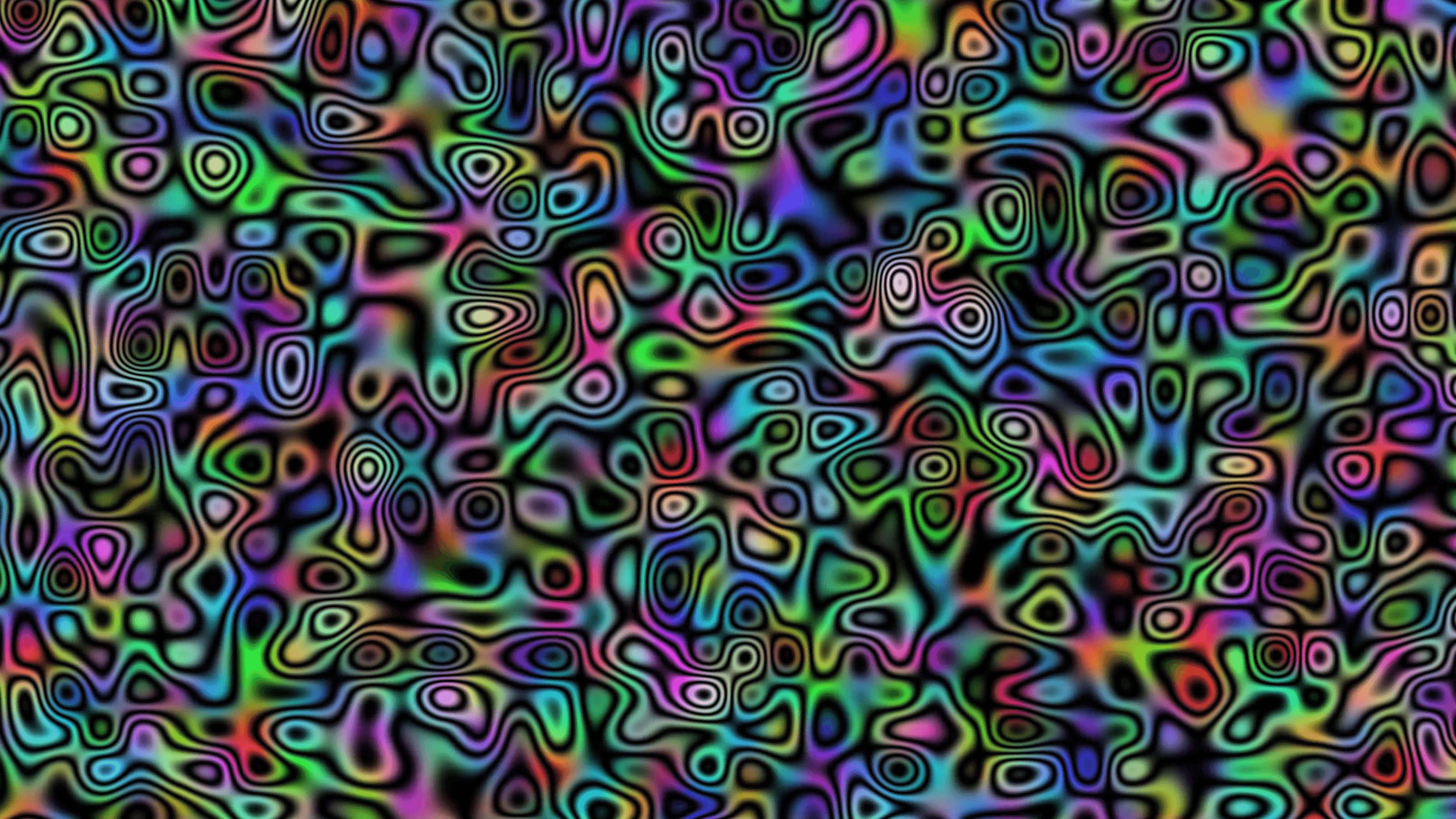 Psychedelic abstract background hippie trippy drug hallucination 4k