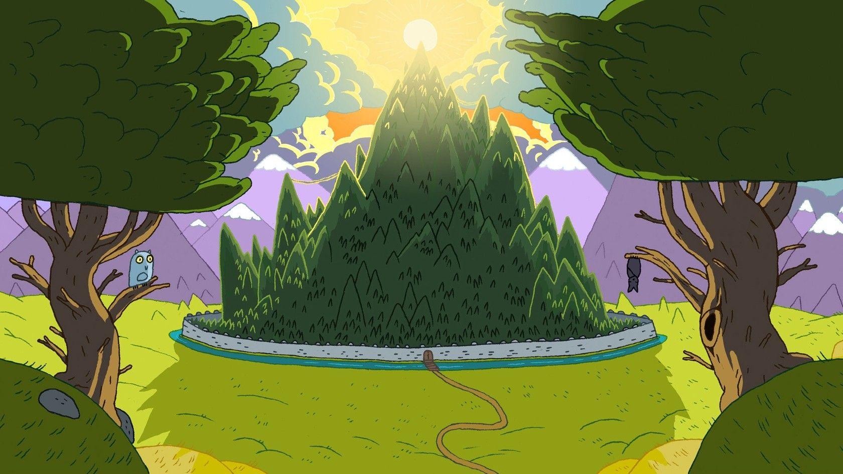 Cartoon Forest Adventure Time WallPaper HD