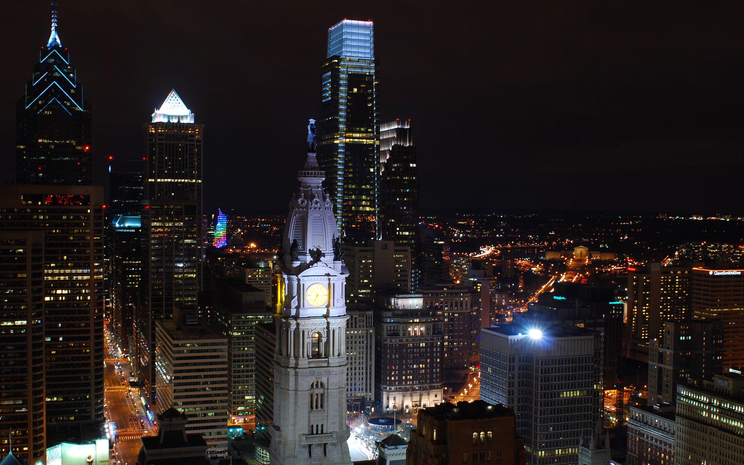 Philadelphia Skyline At Night Wallpaper 4. Freedom Church