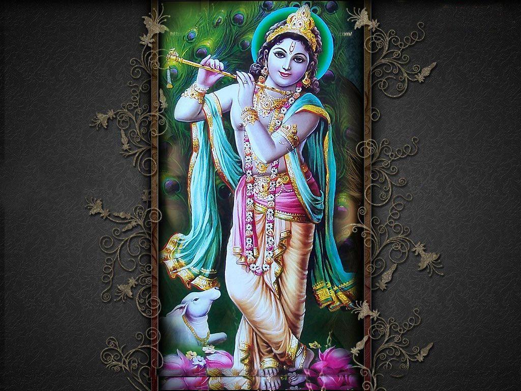 Jai Shri Krishna Desktop HD Wallpaper Free Download. Krishna