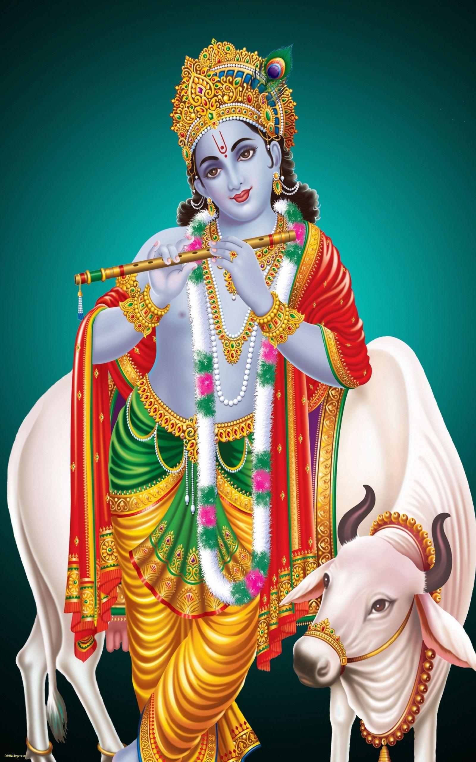 shri krishna 3d wallpaper