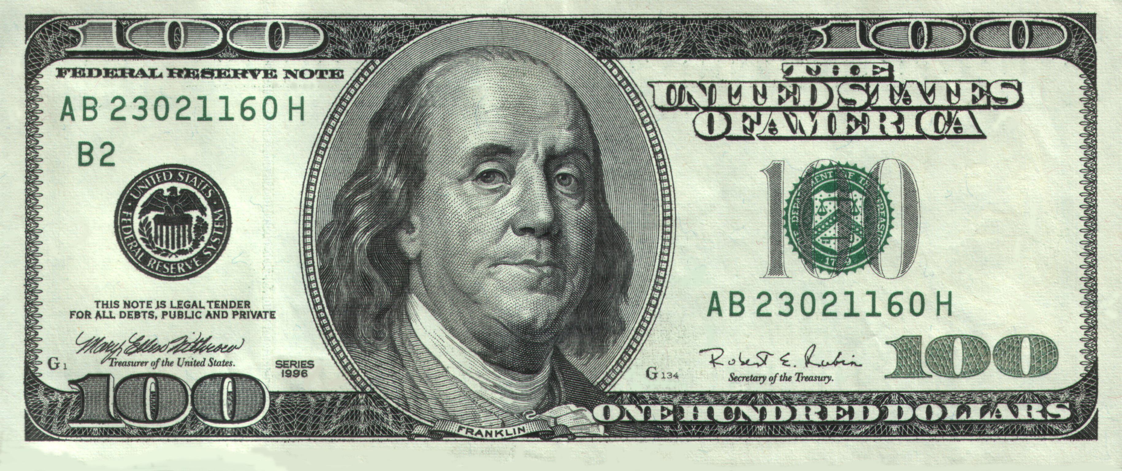 Best Photo of 100 Dollar Bill Wallpaper Hundred Dollar Bill