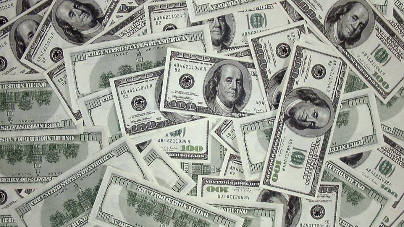 Dollar bills desktop PC and Mac wallpaper