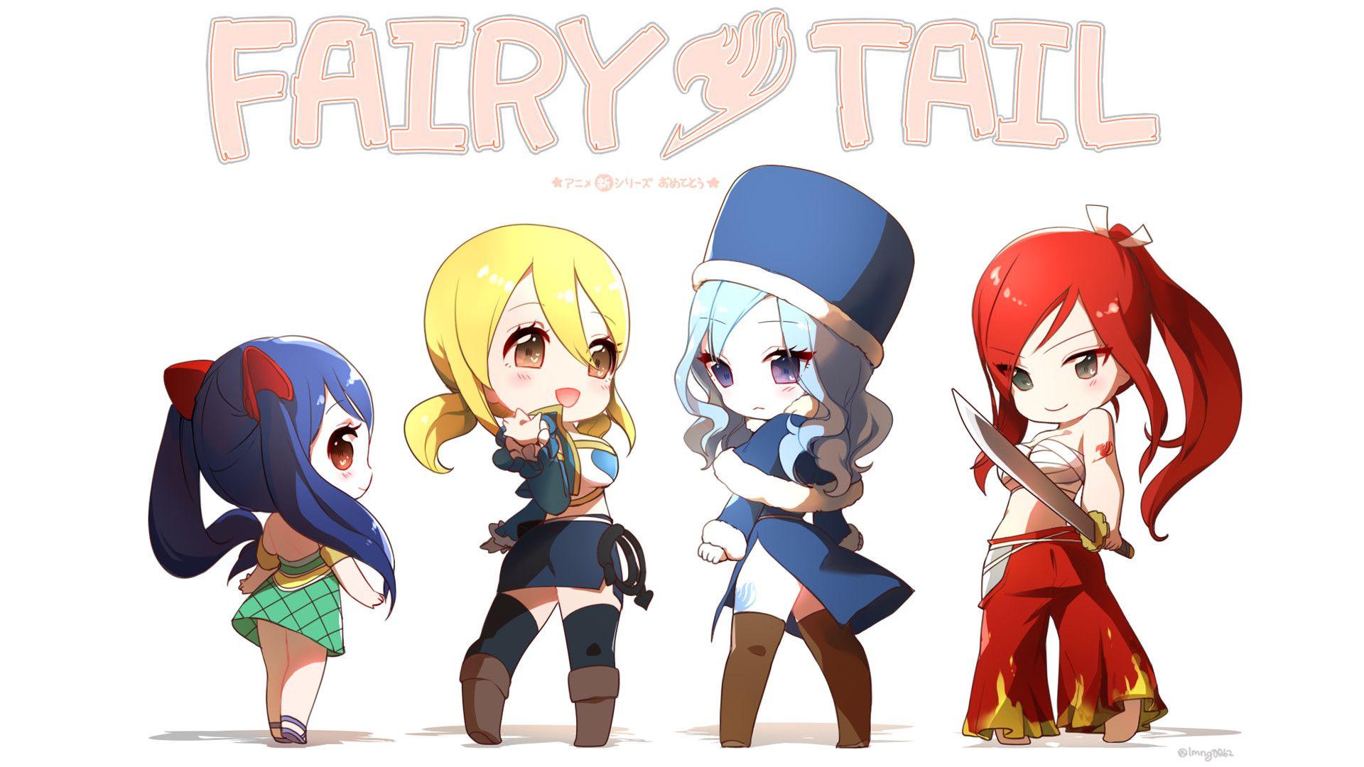 Fairy Tail Chibi Wallpaper - WallpaperSafari  Fairy tail female characters,  Chibi, Fairy tale anime