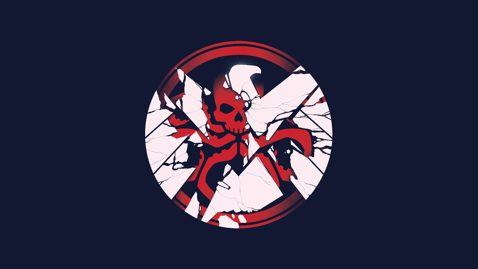Marvel Shield X Hydra Logo Wallpapers