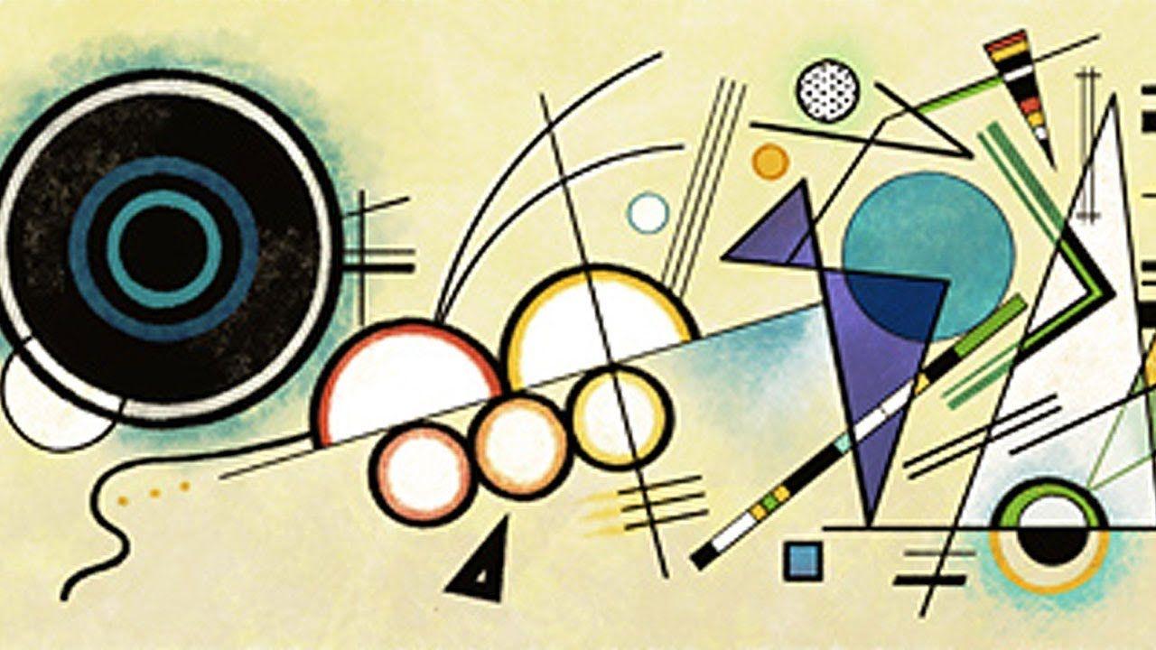 Wassily Kandinsky abstract art Google Doodle