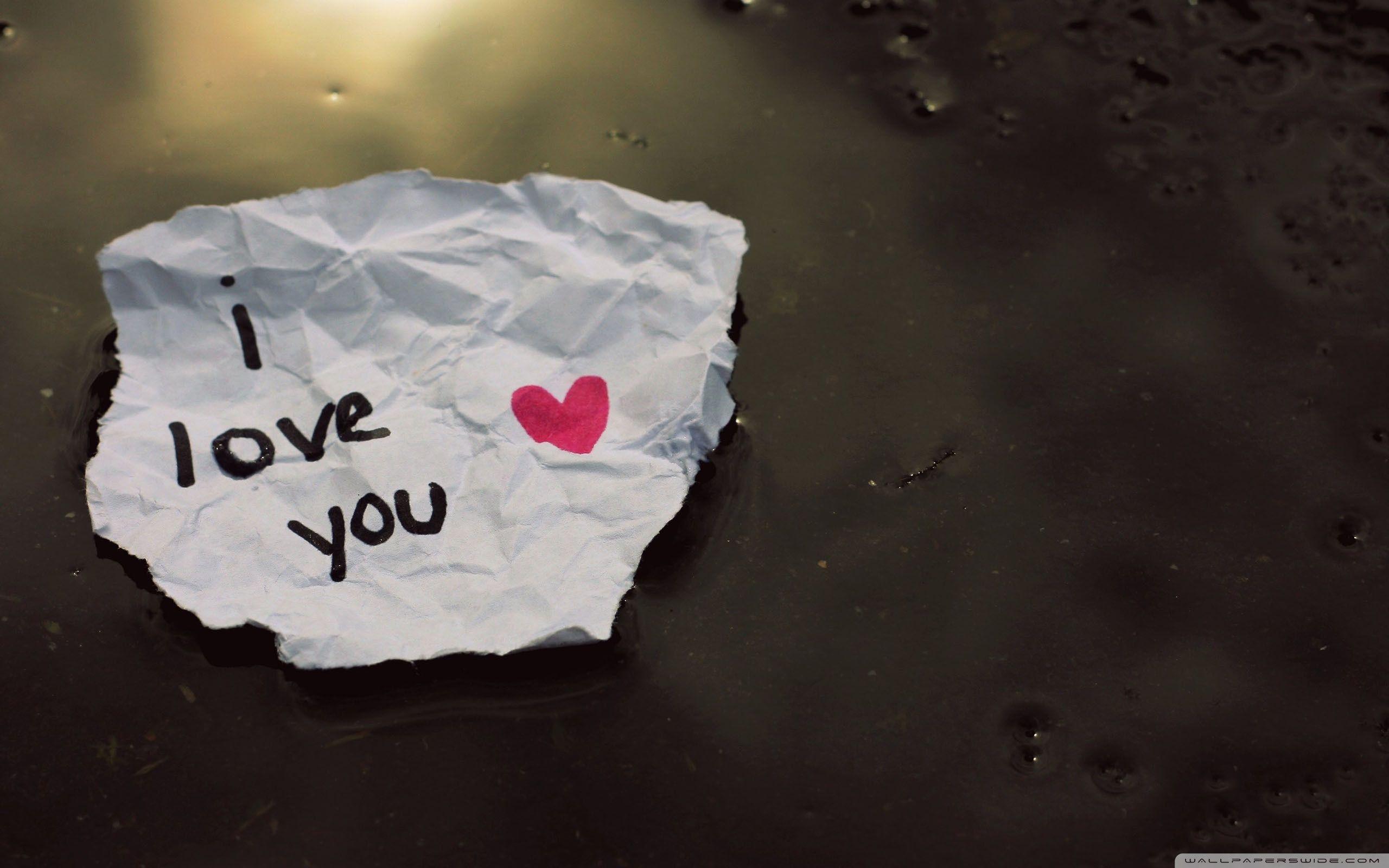 I love you Message ❤ 4K HD Desktop Wallpaper for 4K Ultra HD TV