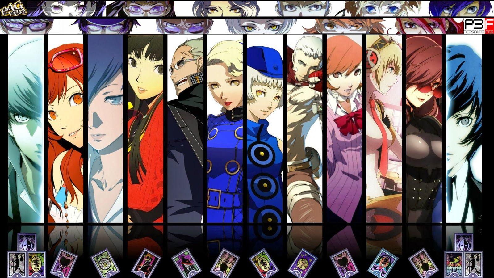 Featured Wallpaper: Persona 3 and 4. My Bubbletea Time