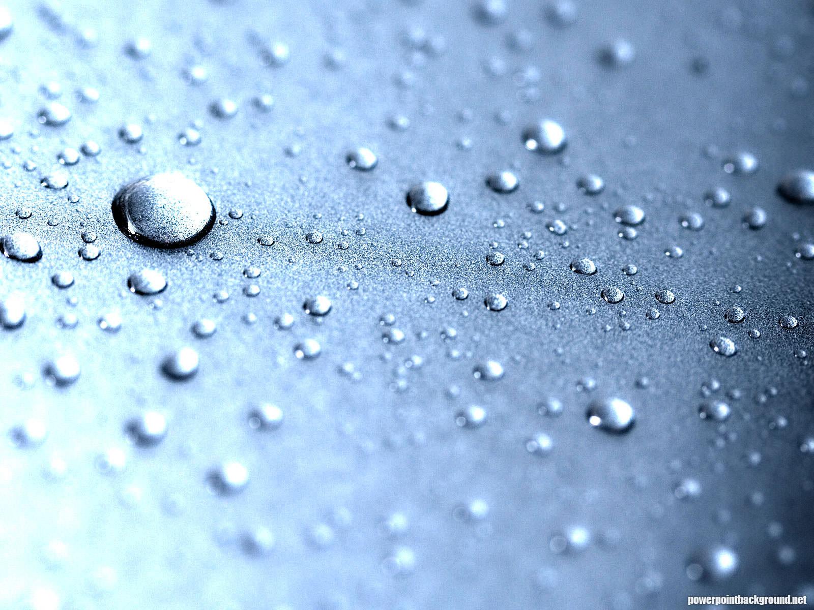 Water Drop Powerpoint Background