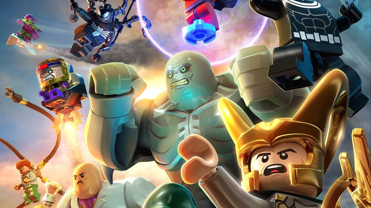 Download wallpaper 1280x720 lego marvel super heroes, lego, super