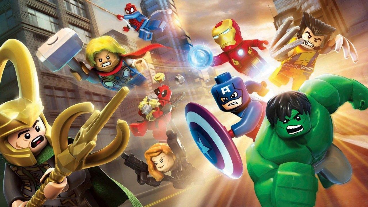 Marvel heroes in Lego HD desktop wallpaper, Widescreen, High
