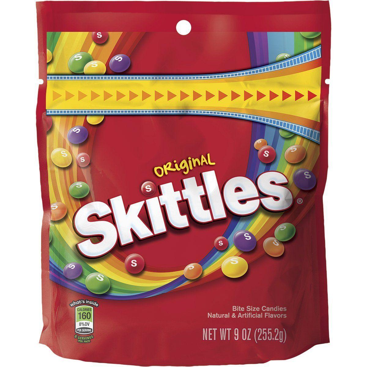 Amazon.com, Skittles Original Candy, 9 ounce bag, Fruit Flavored