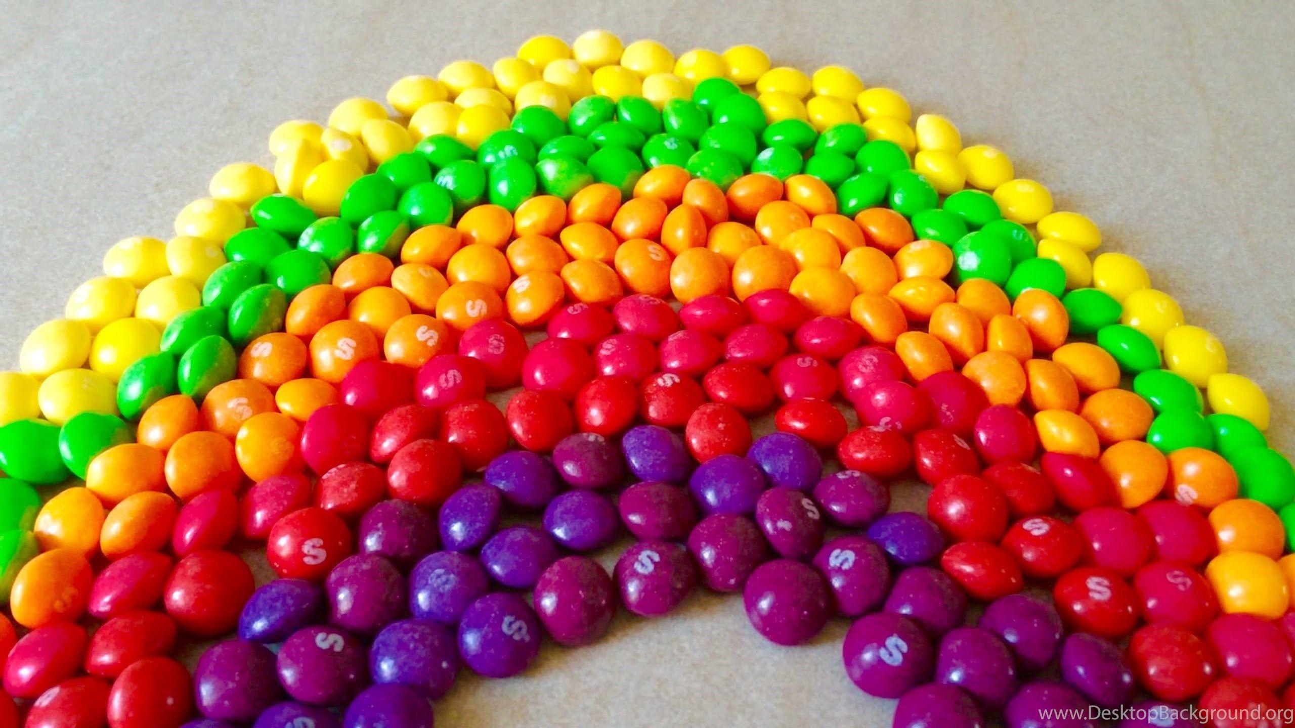 Skittles Rainbow Background