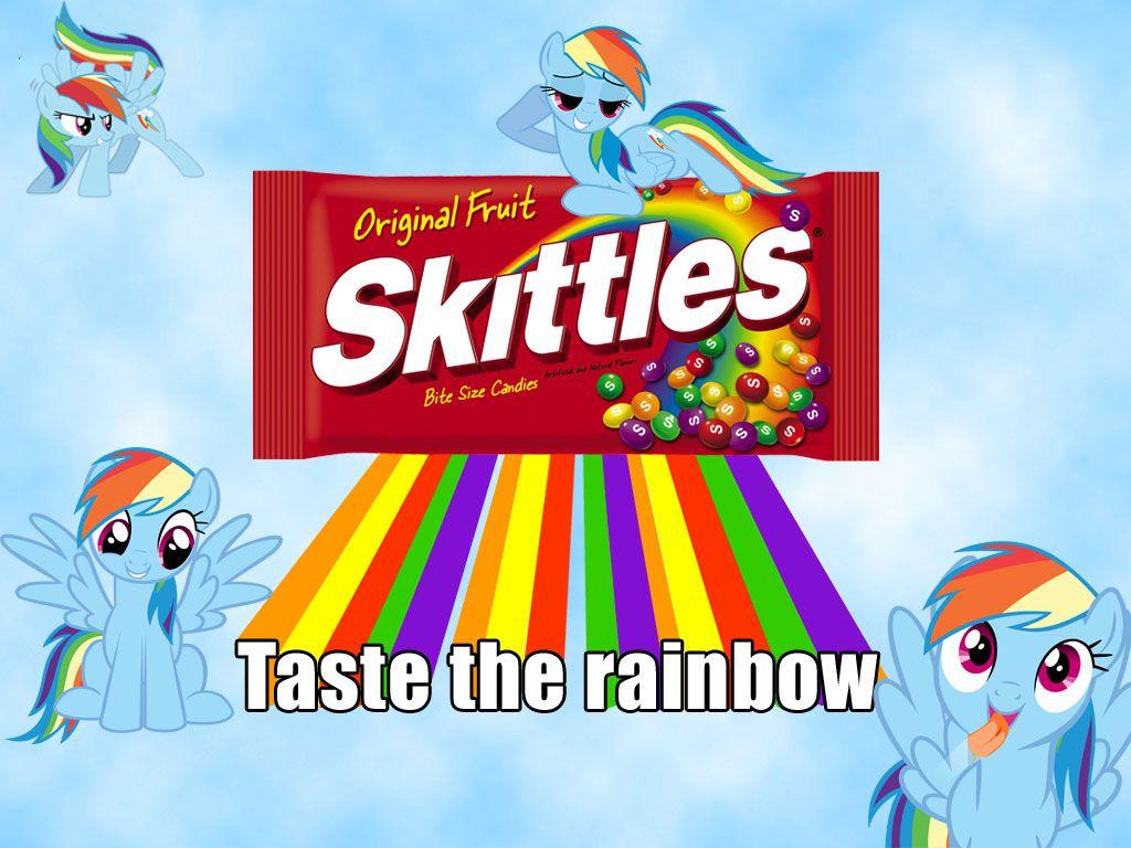 Rainbow Dash Skittles