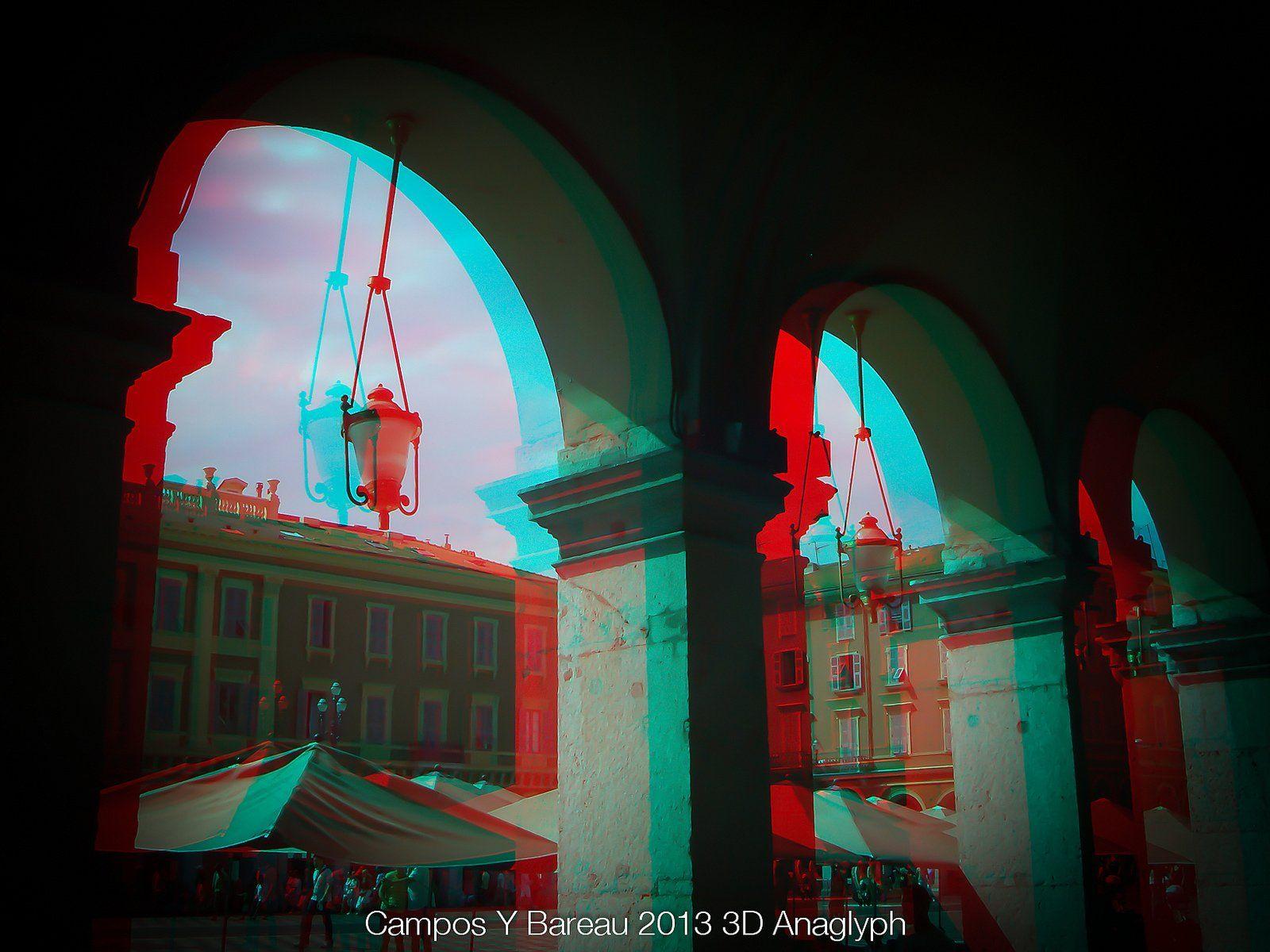 3D anaglyph Glasses wallpaperx1200
