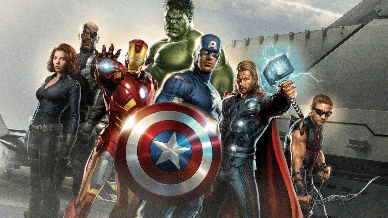 Wallpaper The Avengers, Iron Man, Captain America, The Hulk, Thor