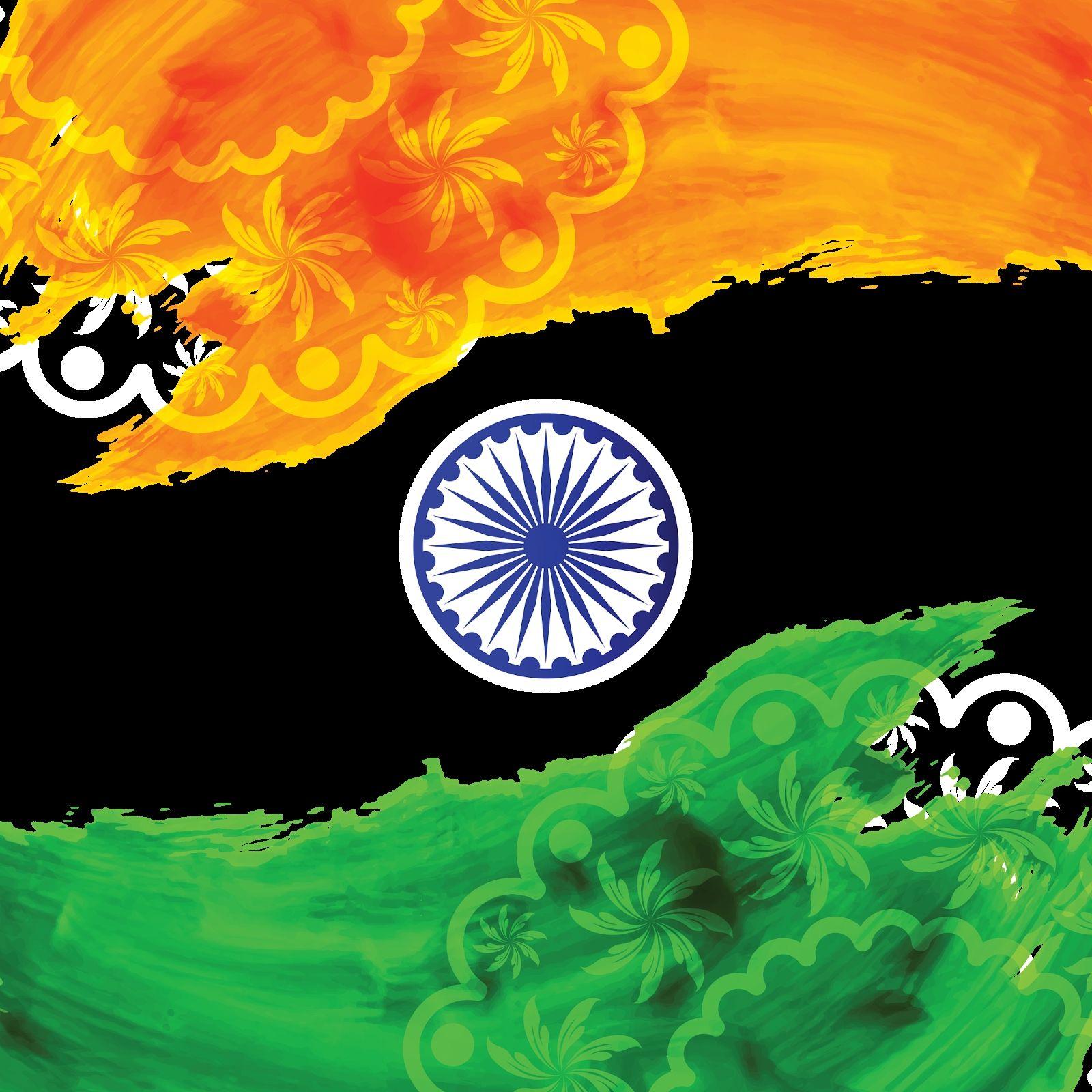 Beautiful Animated Indian Flag Desktop Wallpaper