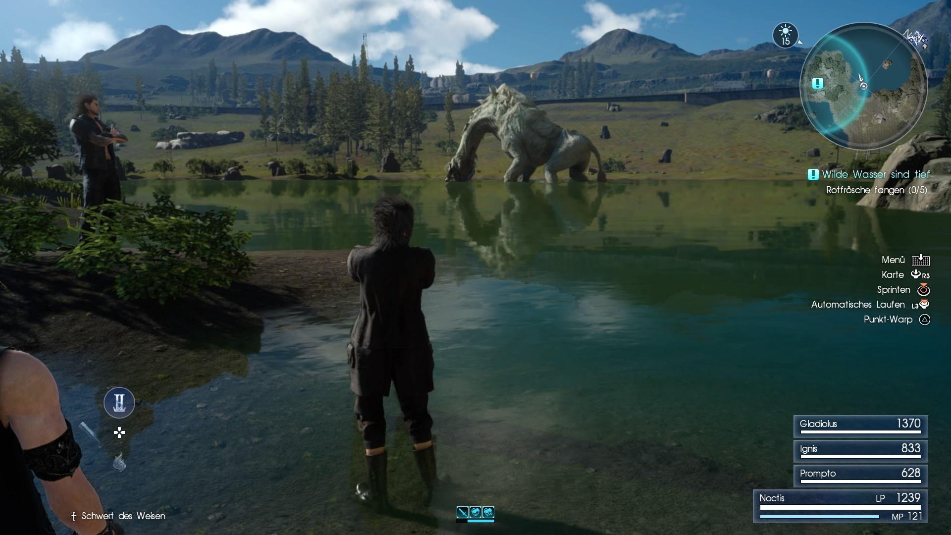 Final Fantasy 15: Angeln und alle Fische finden