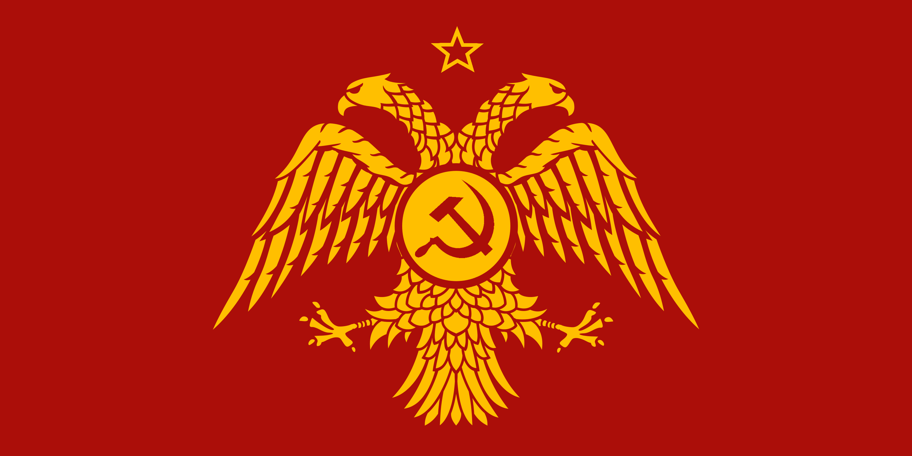 Communist Byzantine Flag By K Haderach