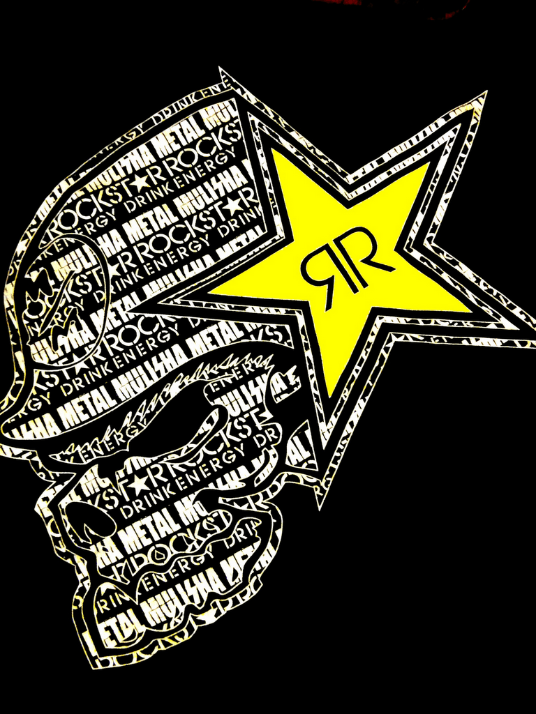 Logo Rockstar Energy Drink Metal Mulisha.PNG (768×1024). Fine Logo