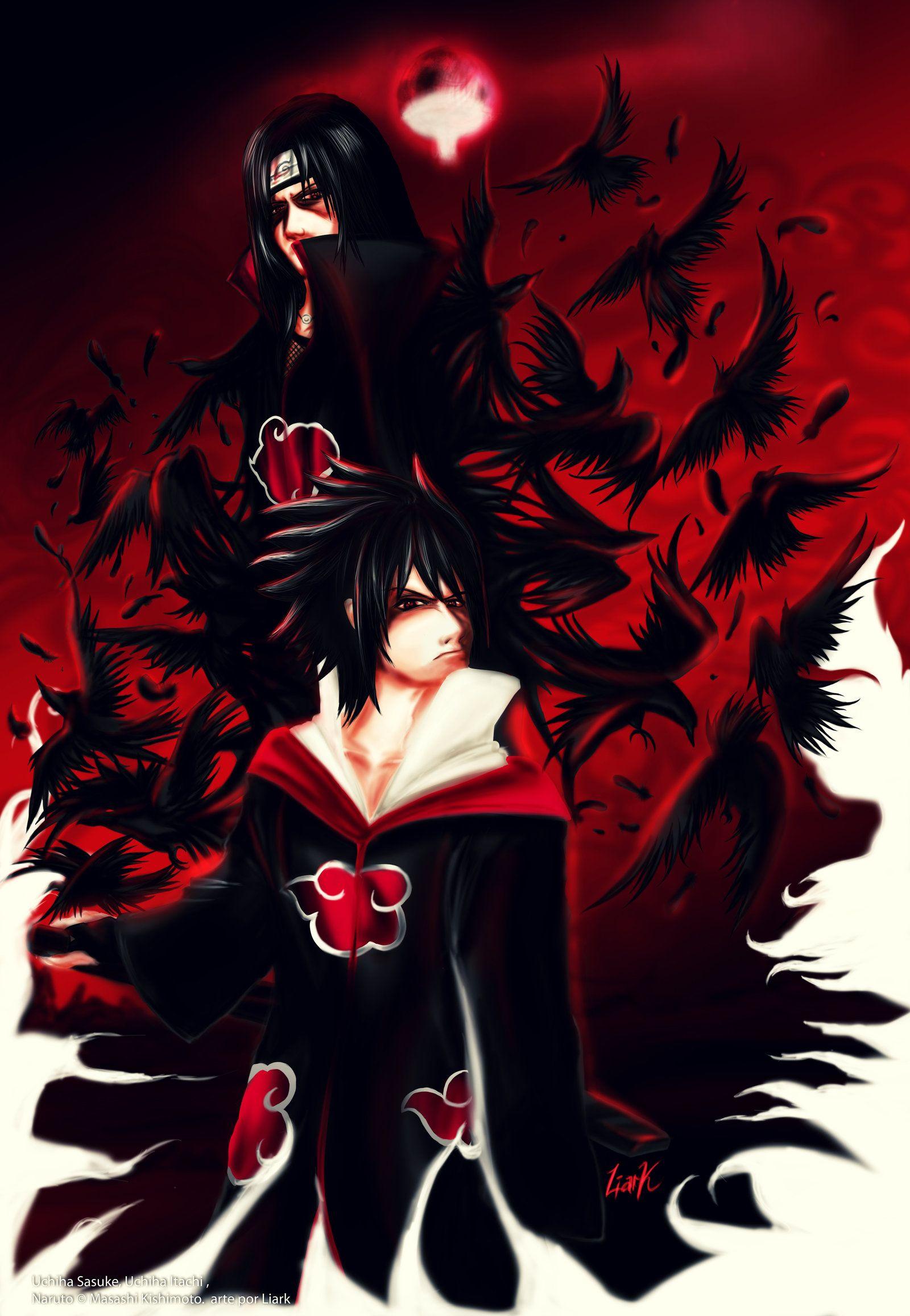 Uchiha Sasuke Akatsuki Wallpapers - Wallpaper Cave