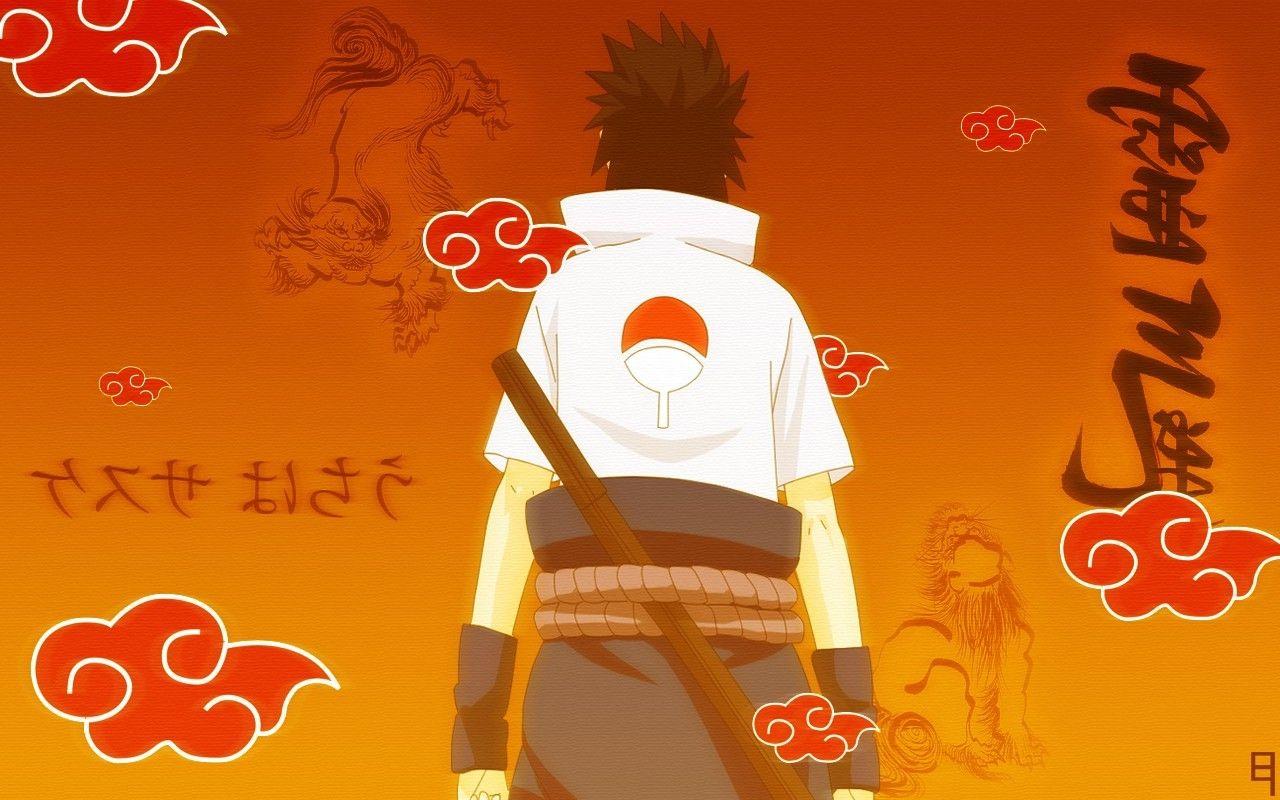 Wallpaper, illustration, cartoon, Naruto Shippuuden, Uchiha Sasuke