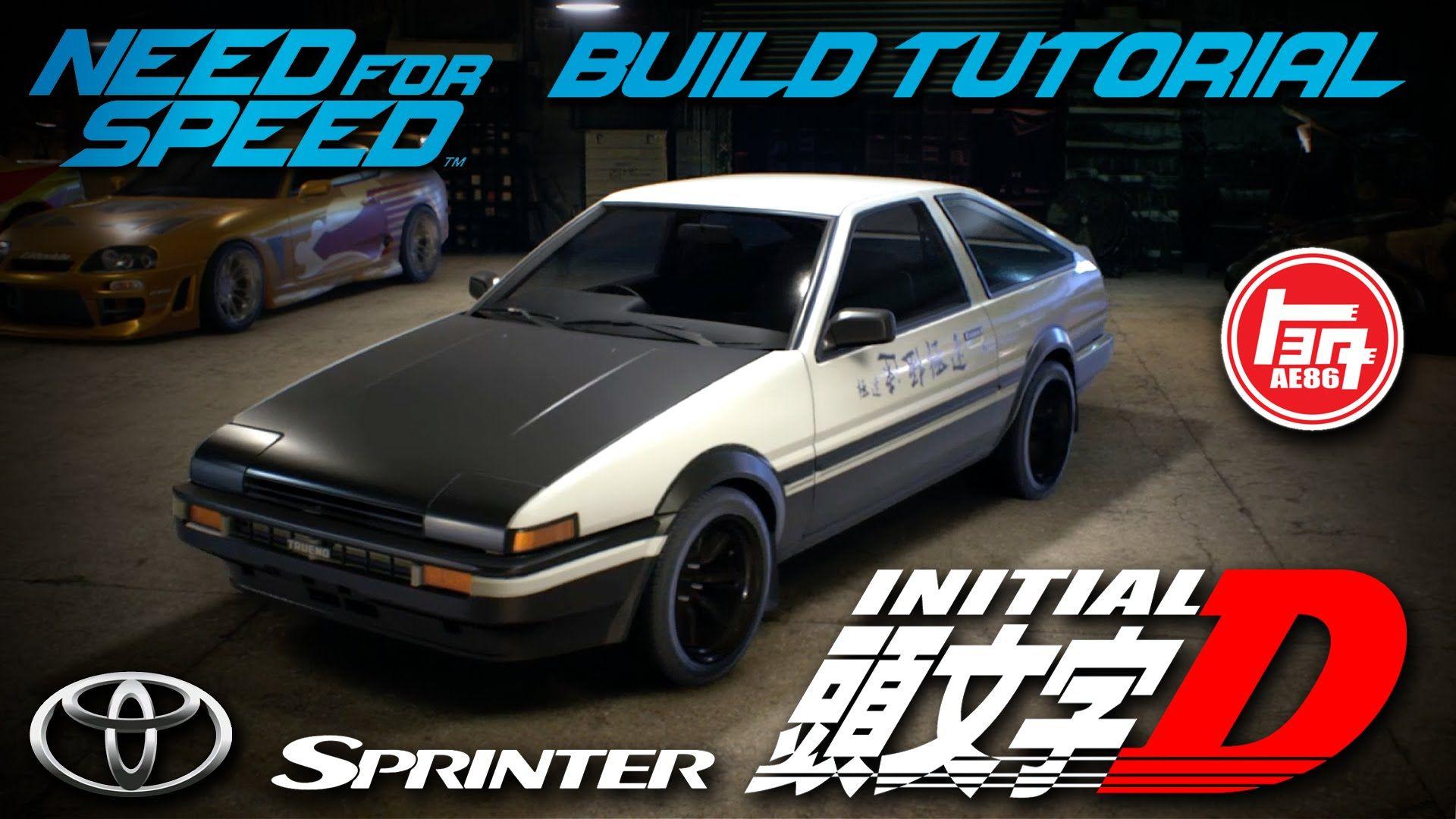 Need For Speed 2015. Initial D Toyota Sprinter Trueno GT APEX AE86