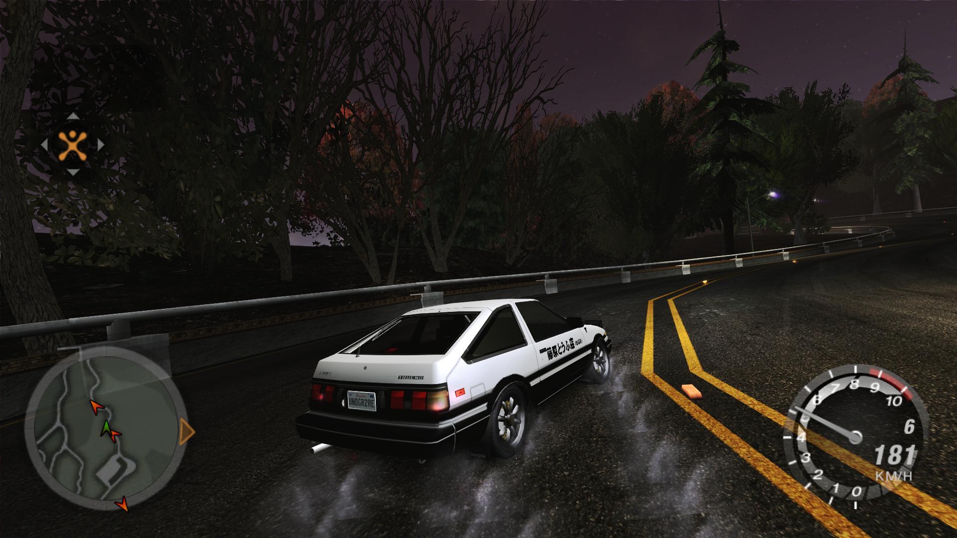 Initial D meets NFS Underground 2