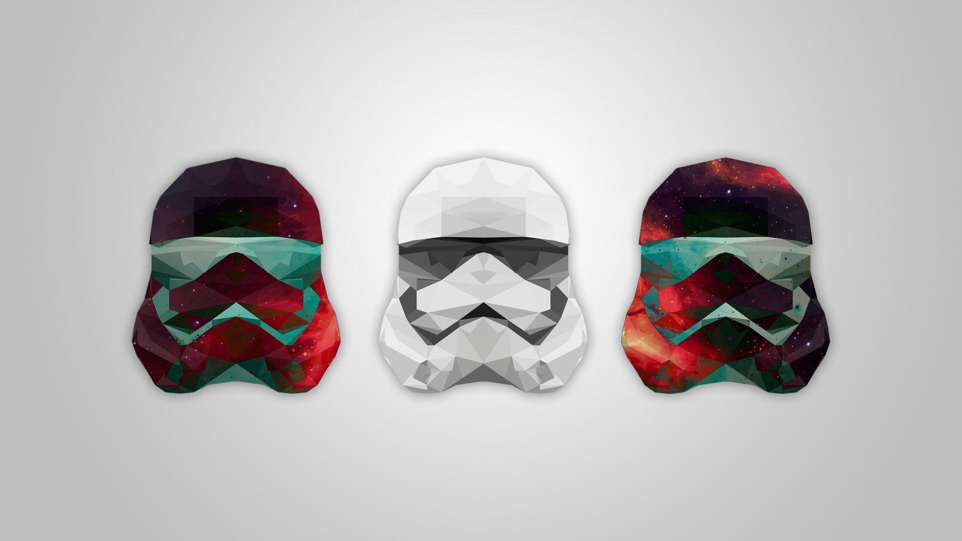 Abstract Artistic Helmet Stormtrooper, HD Artist, 4k Wallpaper