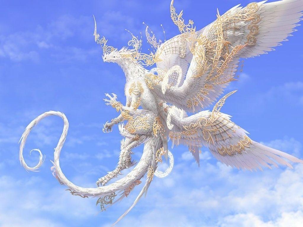 awesome white dragons