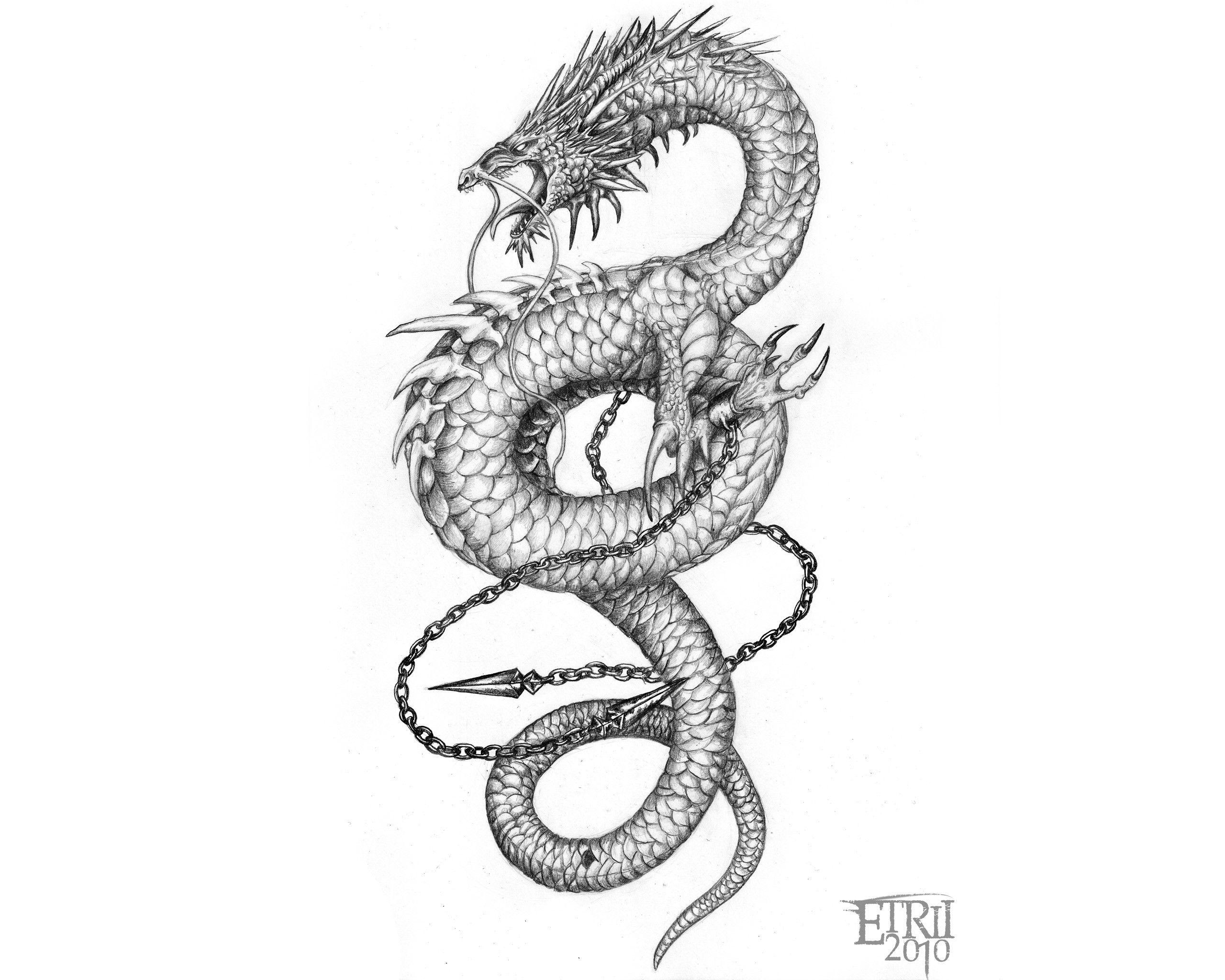 Dragon Tattoo Spine: Meaning and Symbolism - wide 6