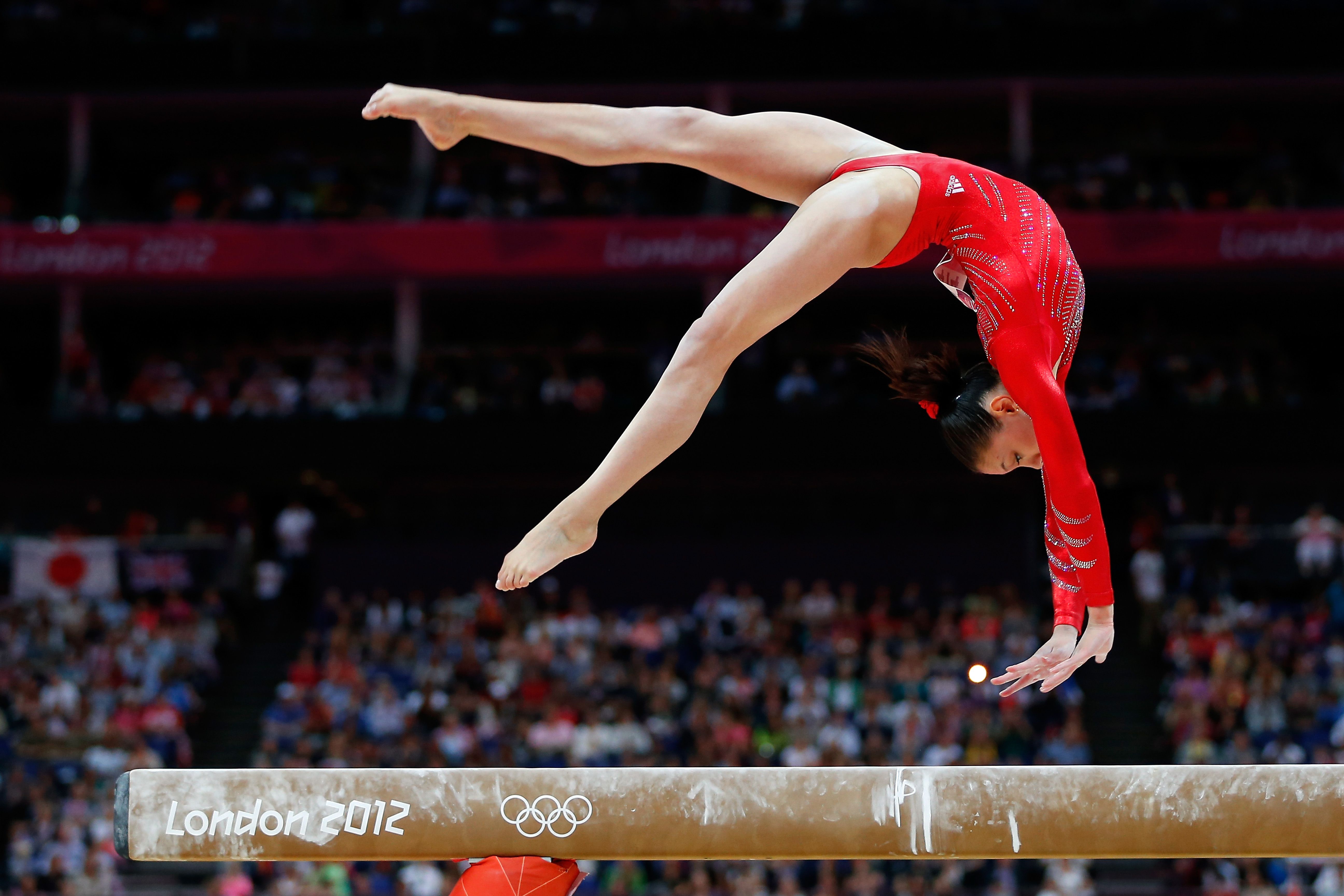 Dynamic Gymnastics in 4K Ultra HD Wallpaper