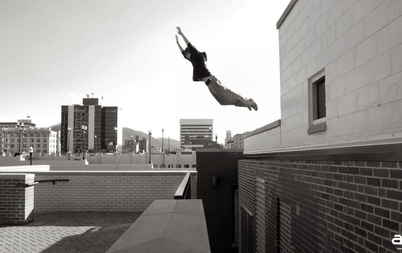 American Parkour Black and White wallpaper. American Parkour Black