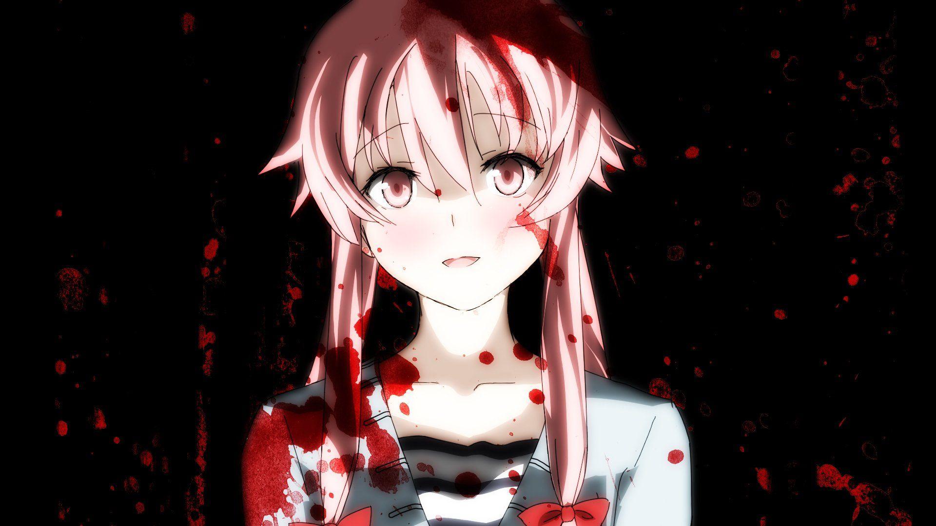 Mirai nikki, anime, mirai, nikki, HD phone wallpaper