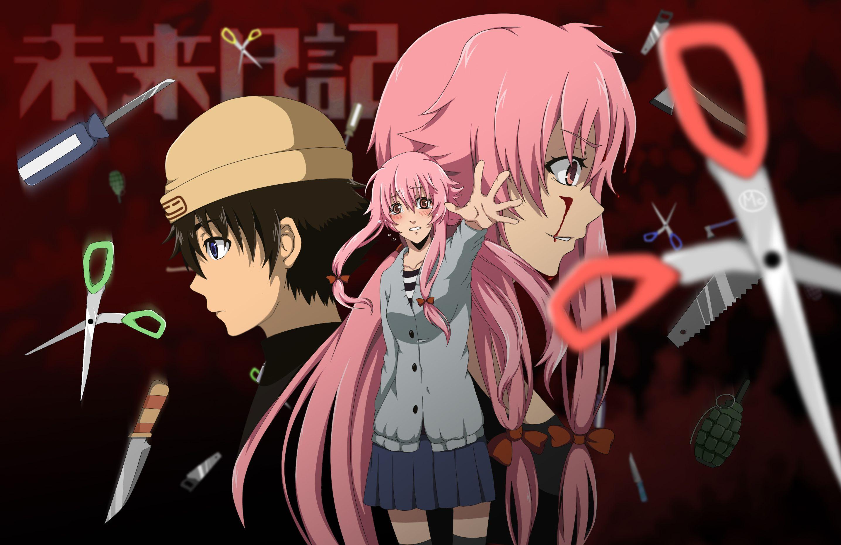 Anime Mirai Nikki HD Wallpaper by DinocoZero