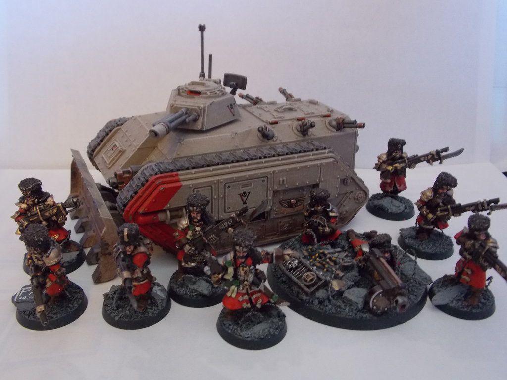 Vostroyan Firstborn quad and tank